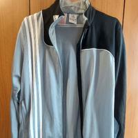 Felpa Adidas con zip cerniera nuova