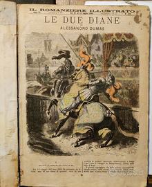 ALESSANDRO DUMAS - LE DUE DIANE ED.SONZOGNO 1868