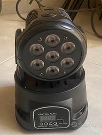 Coppia Teste Mobili Wash RGBW