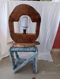 lampada da tavolo in legno 