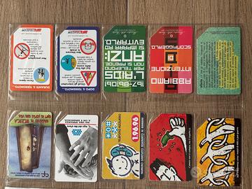 Lotto schede telefoniche rare AIDS e Terremoto