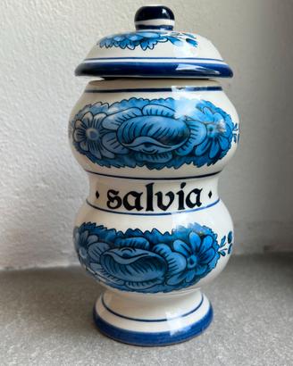Vaso Speziali Salvia Ceramica Decorata 16 cm