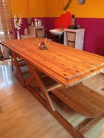 Lettino Ayurvedico Professionale in Legno Massello