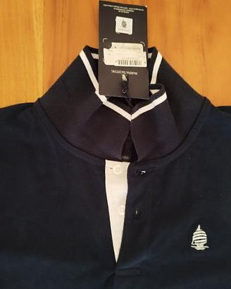 Marina Yachting Polo Uomo tg L Nuova, Blu Navy