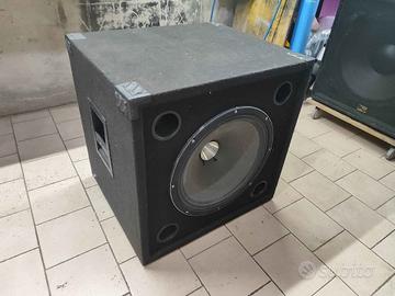 Cassa audio passiva woofer coassiale 15"