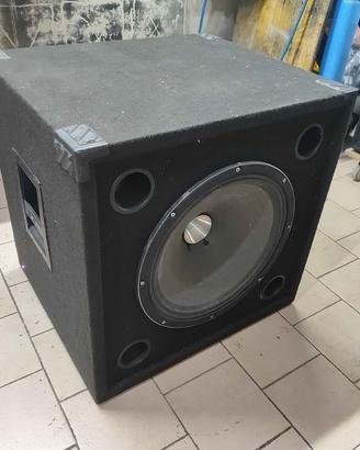 Cassa audio passiva woofer coassiale 15"