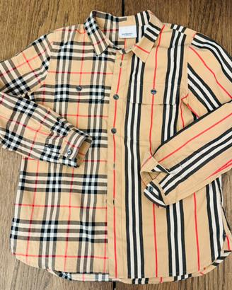K-Way e camicia Burberry bambino