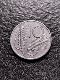 10 Lire 1954 Spighe di Grano Italia