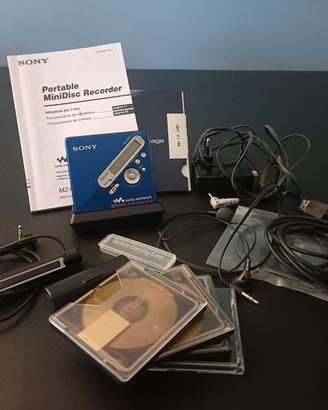 Sony Walkman MiniDisc MZ-N710 Blu