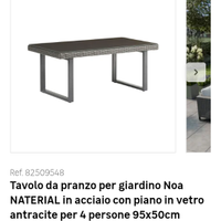 Tavolino esterno naterial