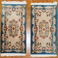 Coppia di tappeti cinesi Aubousson