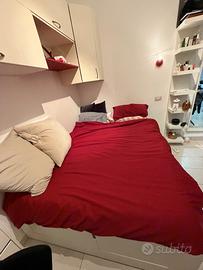 Letto contenitore Ikea + materasso