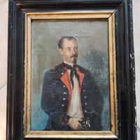 Quadro olio.su tela periodo Risorgimento Italiano