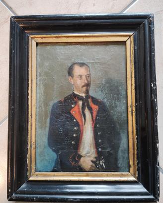 Quadro olio.su tela periodo Risorgimento Italiano