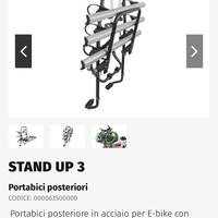 Portabici da portellone menabo stand up 3