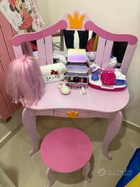 Toeletta trucco per bambini legno