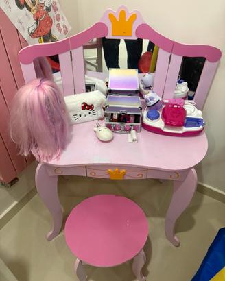 Toeletta trucco per bambini legno