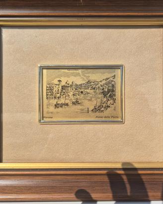 Verona ponte pietra oro 23Kt  50€