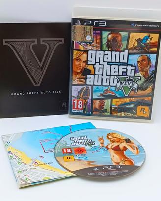 GTA 5 Grand Theft Auto V PS3 PAL ITA Con MAPPA