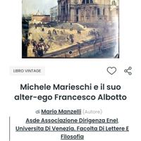 Book Michele Marieschi e il suo alterego F.Albotto
