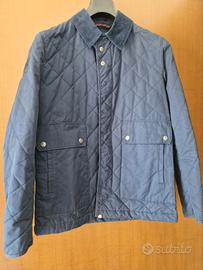 Giacca Trapuntata Pretty Green Taglia S Blu Usata