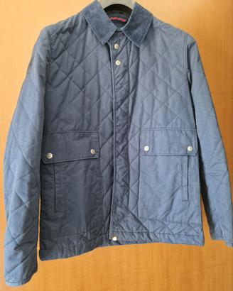 Giacca Trapuntata Pretty Green Taglia S Blu Usata