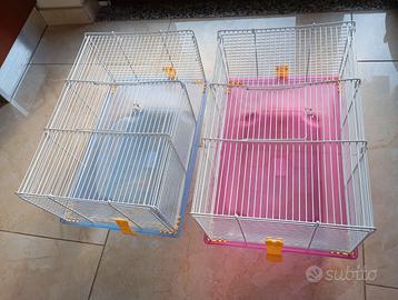 2 Gabbie criceti 45x30 - Strutture perfette