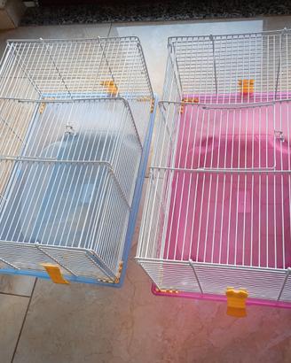 2 Gabbie criceti 45x30 - Strutture perfette