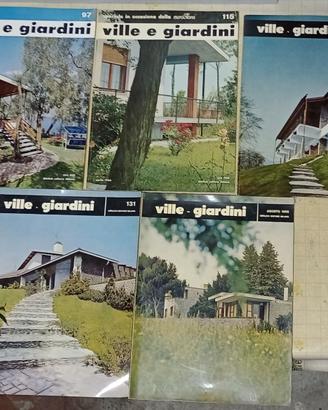 riviste vintage ville e giardini