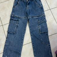 jeans cargo donna