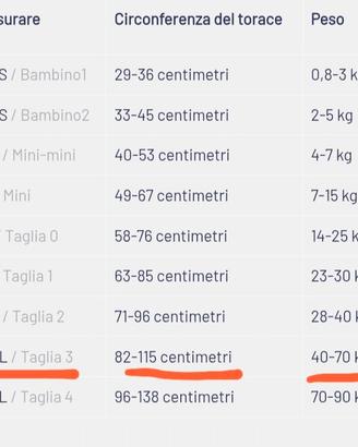 Pettorina julius k9 cane