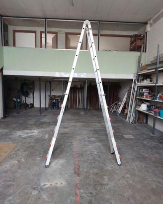 SCALA TELESCOPICA A CAVALLETTO SVELT SCALISSIMA 12