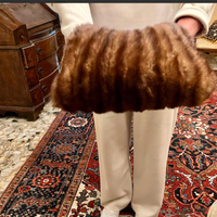 PREGIATOmanicottoVERApellicciaVISONEfoderatoSETAc/