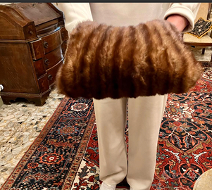 PREGIATOmanicottoVERApellicciaVISONEfoderatoSETAc/