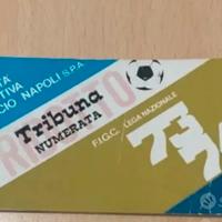 Abbonamento calcio Napoli 1973