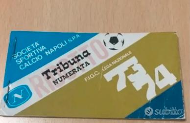 Abbonamento calcio Napoli 1973