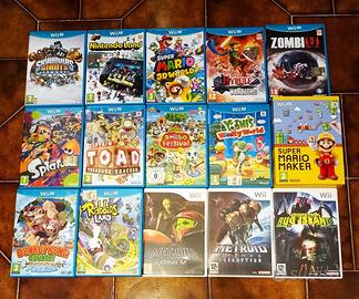 Collezione Giochi Videogiochi Nintendo WII & WII U