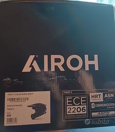 casco motocross Enduro Airoh Twist 3 Black Matt 