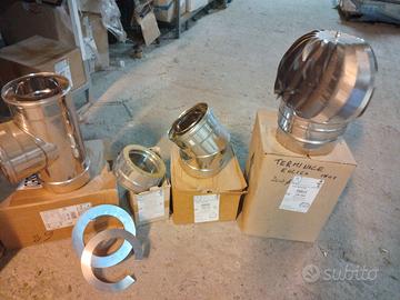 Canne Fumarie per camini e stufe Legna e pellet