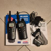 Ricetrasmettitori (2) walkie talkie Intek