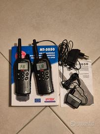 Ricetrasmettitori (2) walkie talkie Intek