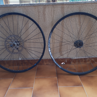 MTB: due cerchioni + un disco xt+ due copertoni