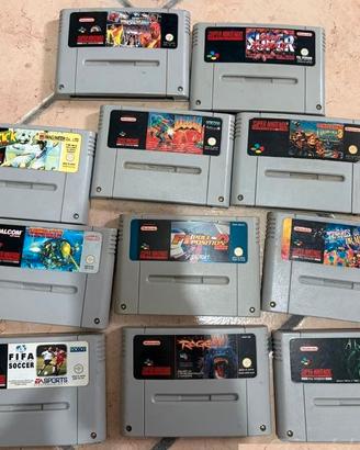 Super NINTENDO SNES Funzionanti Giochi Anni 90 PAL