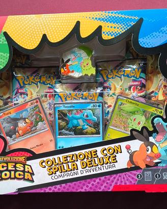Pokemon Ascesa Eroica Collezione spilla Deluxe New