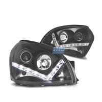 FARI PER HYUNDAI TUCSON 04-10 LUCE DIURNA SFONDO N