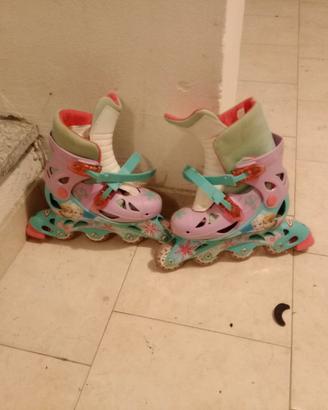 Pattini in linea Frozen taglia34