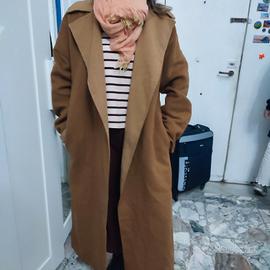 cappotto donna lungo con tasche  tg S
