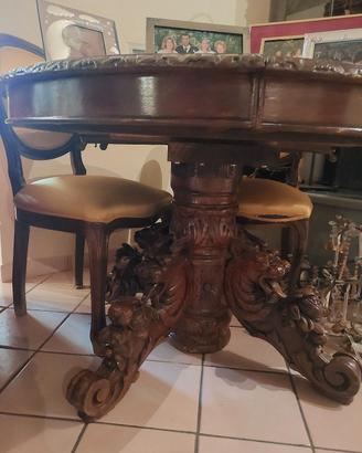 Tavolo in legno stile '800