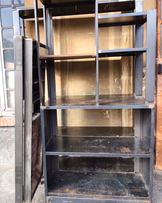 NR 2 SCAFFALI STILE LOFT INDUSTRIALE