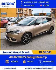 Renault Grand Scenic dCi 8V 110 CV Energy Bose 7 p